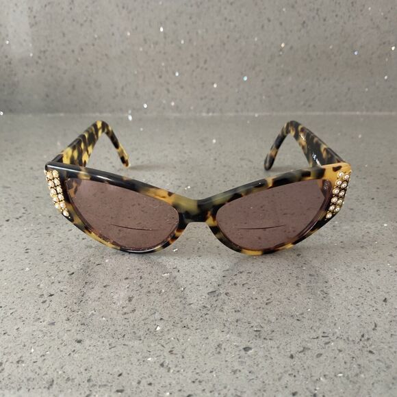 NOUVELLE VAGUE S117 LINDA 52 RARE VINTAGE '80s sunglasses FRAMES ONLY tortoise - Picture 2 of 7